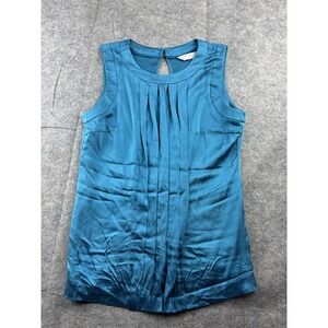 Trina Turk Women's Size S Satin Halter Top Pleated 2000s Y2K VTG Going Out Top